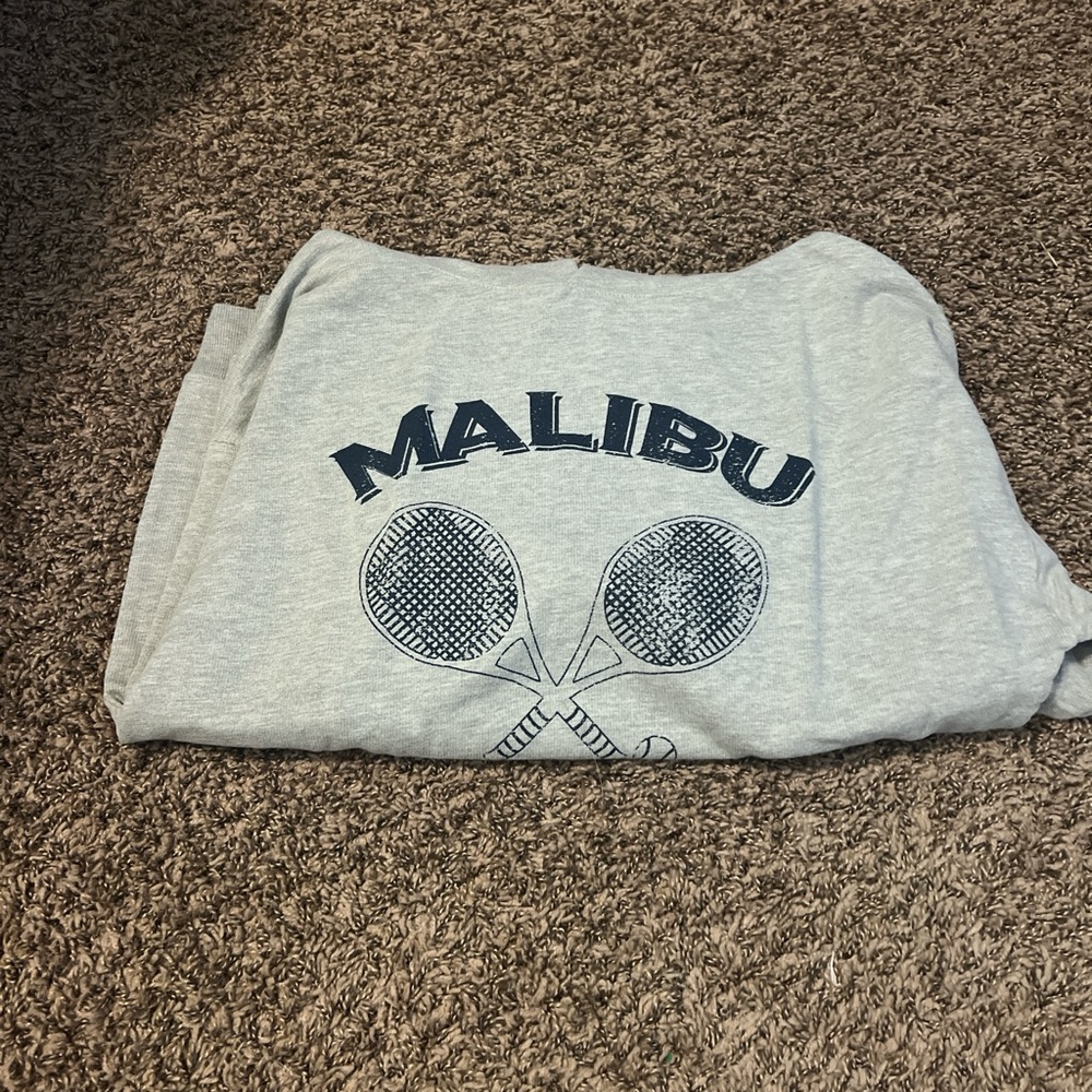 Gray Malibu Graphic Tee